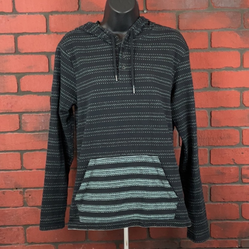 On The Byas‎ Hoodie Womens Medium Striped